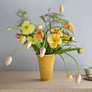 Daisy Glazed Vase