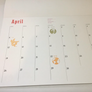 2026 Hand Printed Calendar