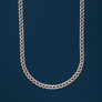 925 Sterling Silver Cuban Chain Necklace