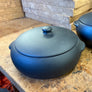 Barro Preto Round Lidded Roaster