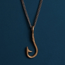 Bronze Hook Necklace