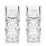 Crystal Tiki Glasses - Set of 2
