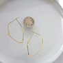 Facet Hoop Earrings