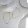 Facet Hoop Earrings
