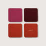 Felt Square Coaster - Multi 4 Pack