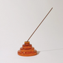 Glass Stepped Incense Holder