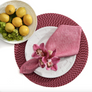 Ikat Weave Round Placemat