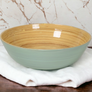 Large Shallow Bamboo Bowl