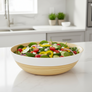 Large Shallow Bamboo Bowl - Matte