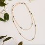 Link & Bead Lariat Necklace