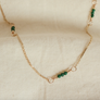 Link & Bead Lariat Necklace