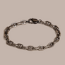Double Anchor Chain Bracelet