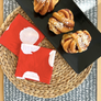 Printed Cotton Cocktail Napkins - Set of 4
