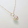 Sauvie Island Flame Pearl Necklace