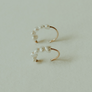 Seed Pearl Hoops