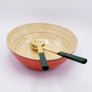 Large Shallow Bamboo Bowl