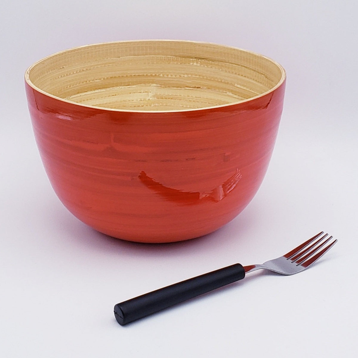 Bamboo Bowl in Red, Large Tall – La Cuisine