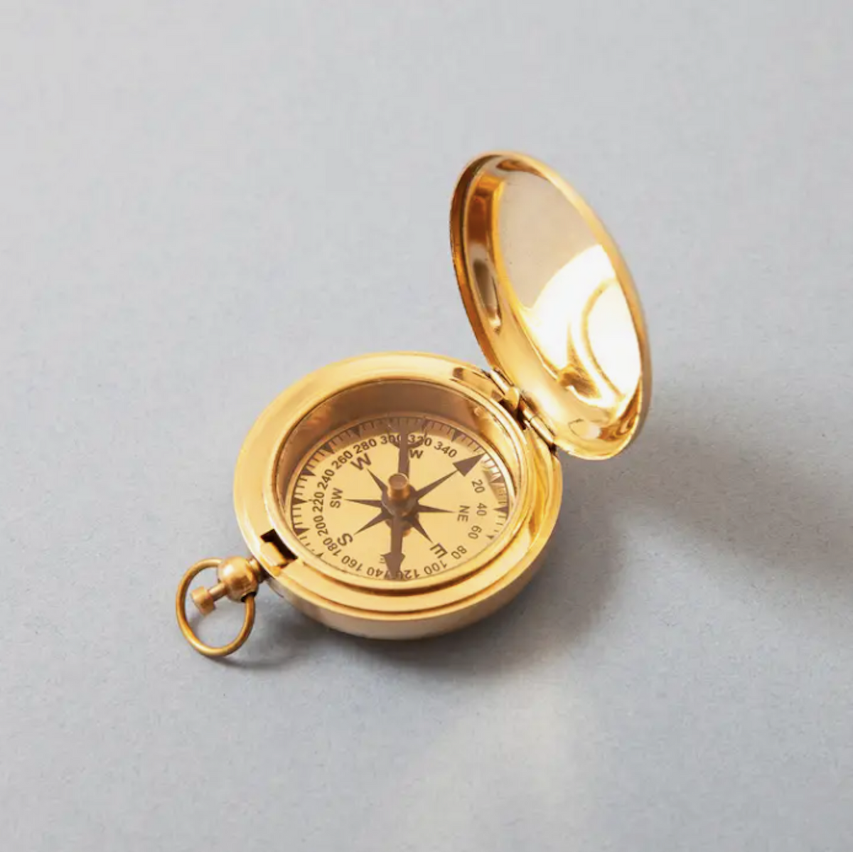 Jardin Bronze Pocket Compass – The Compass Store
