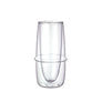 Double Wall Glass Cup - Champagne