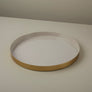 Gold & Enamel Round Tray