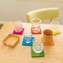 Kobon Natural Leather Coaster Holder