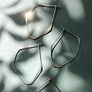 Facet Hoop Earrings