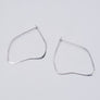 Organic Hoop Earrings