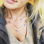 Link & Bead Lariat Necklace