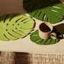 Monstera Leaf Felt Trivet