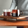 Sepia Non-Slip Wood Tray