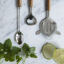 Teak & Stainless Steel Bar Set - 3 pc