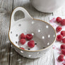 Yara Stoneware Colander Basket