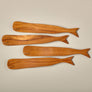 Teak Whale Spreaders - Set of 4