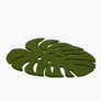 Monstera Leaf Felt Trivet