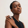 Abstract Horn Cocktail Statement Ring