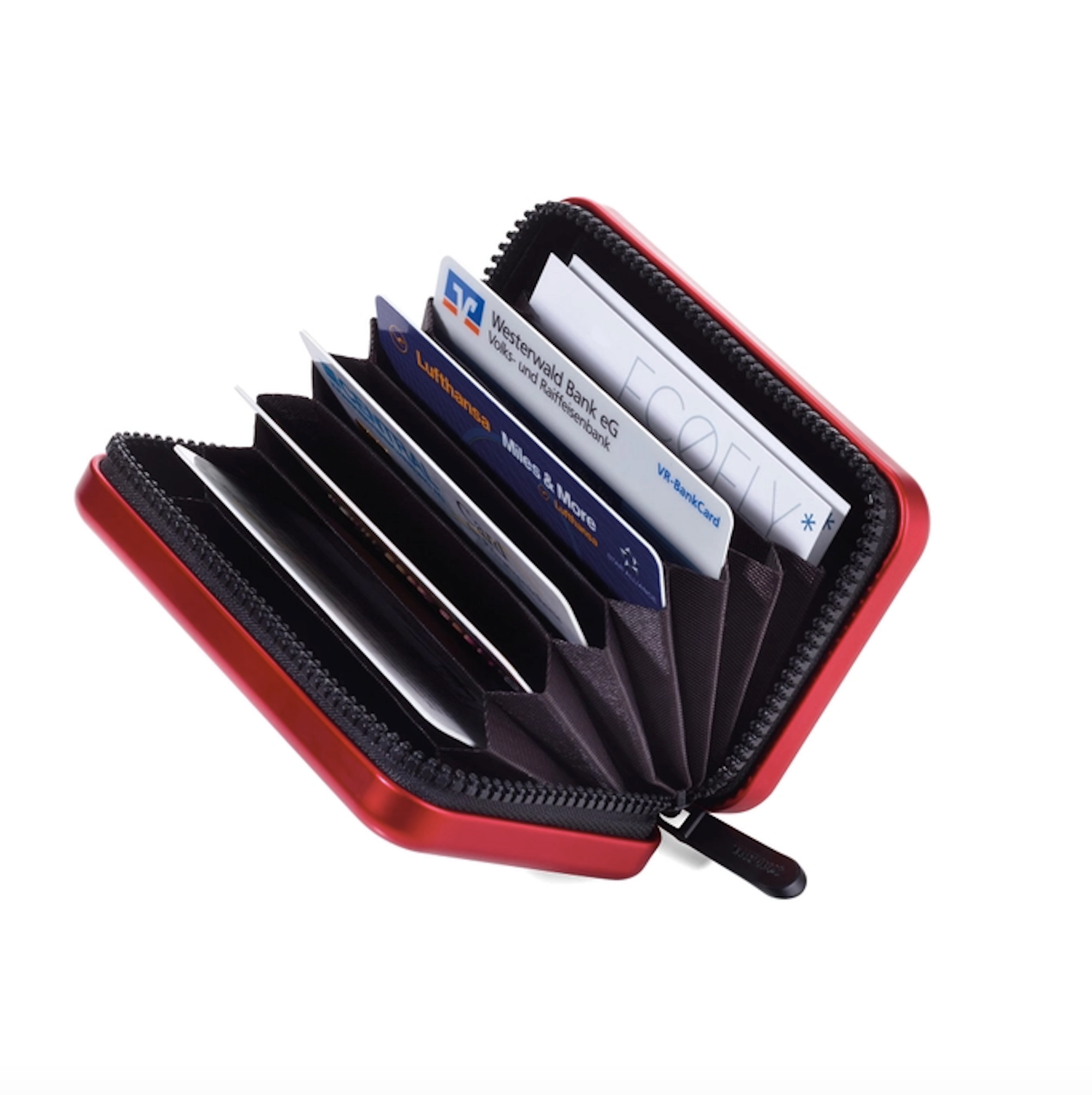 aluminum credit card sleeve Aluminum Wallet with RFID Protection Titanium Grey