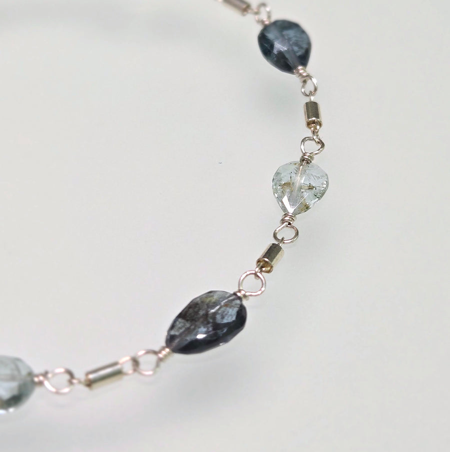 Barrel of Laughs Bracelet - Aquamarines