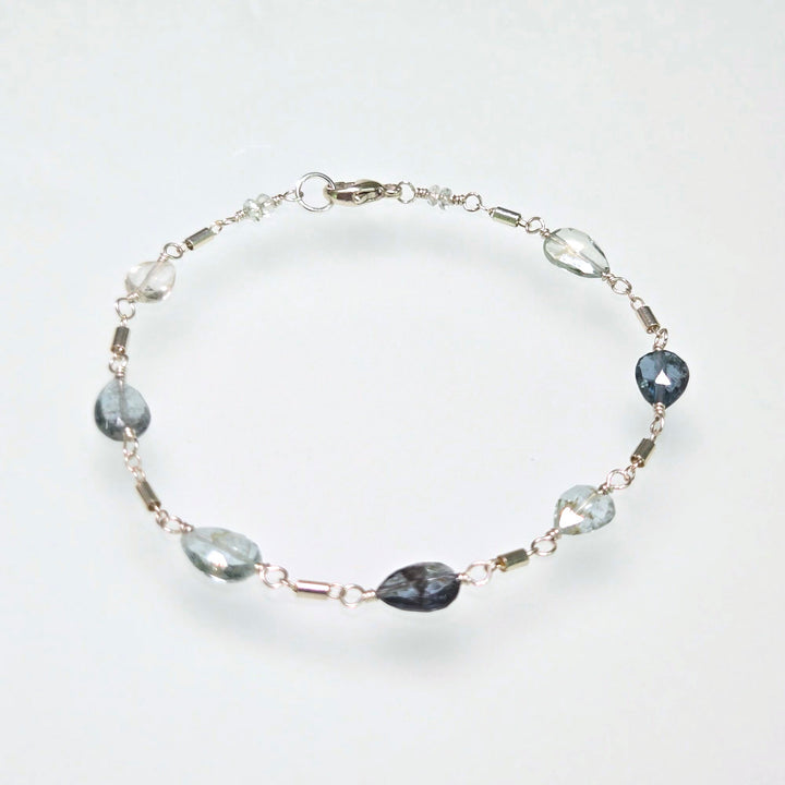 Barrel of Laughs Bracelet - Aquamarines
