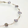 Barrel of Laughs Bracelet - Silver Crinkle Pearls