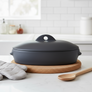 Barro Preto Oval Lidded Roaster