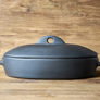 Barro Preto Oval Lidded Roaster
