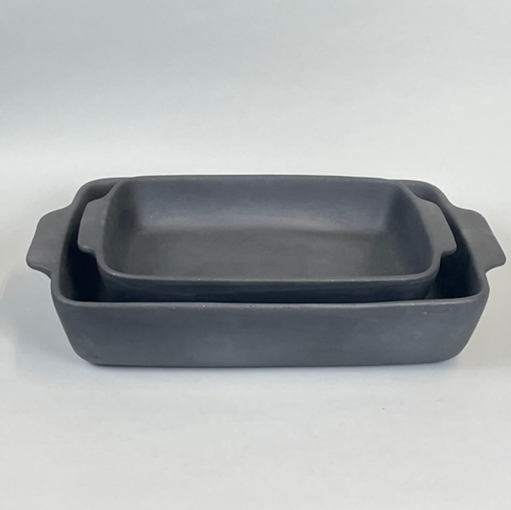 Barro Preto Rectangular Roaster