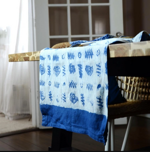 Block Print Table Runner