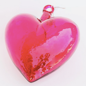 Blown Glass Heart Ornament