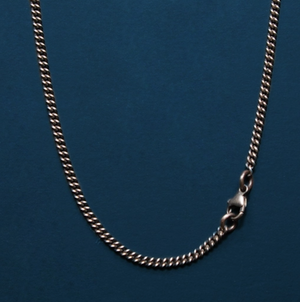 Bronze Tag Pendant Necklace
