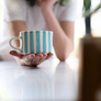 Candy Stripe Ceramic Mug