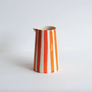 Candy Stripe Ceramic PItcher