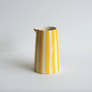 Candy Stripe Ceramic PItcher