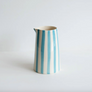 Candy Stripe Ceramic PItcher