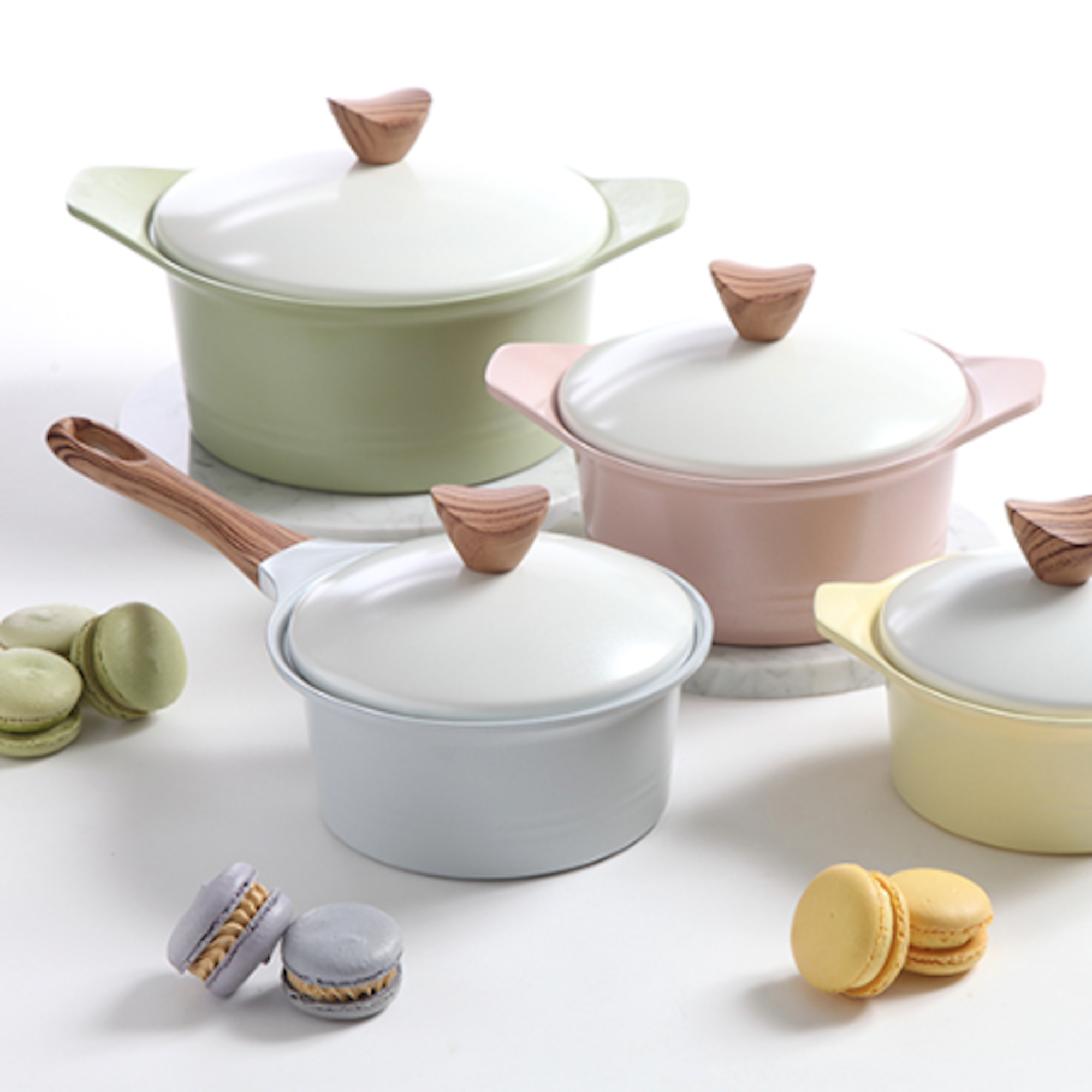 Ceramic Cooking Pots (White)